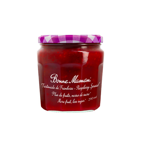 More fruit, less sugar Raspberry Spread  - Bonne Maman