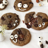 Bonne Maman Hazelnut and Chocolate Spread Molten Lava Cookies