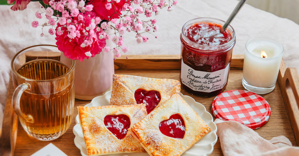 “Love Letters” Hand Pies with Bonne Maman Strawberry Jam